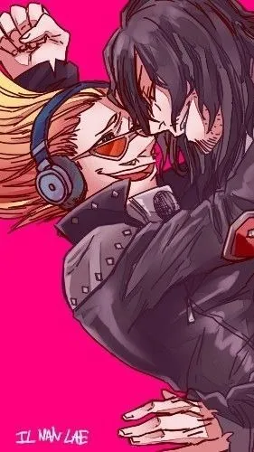 ai character: EraserMic"Friends" background