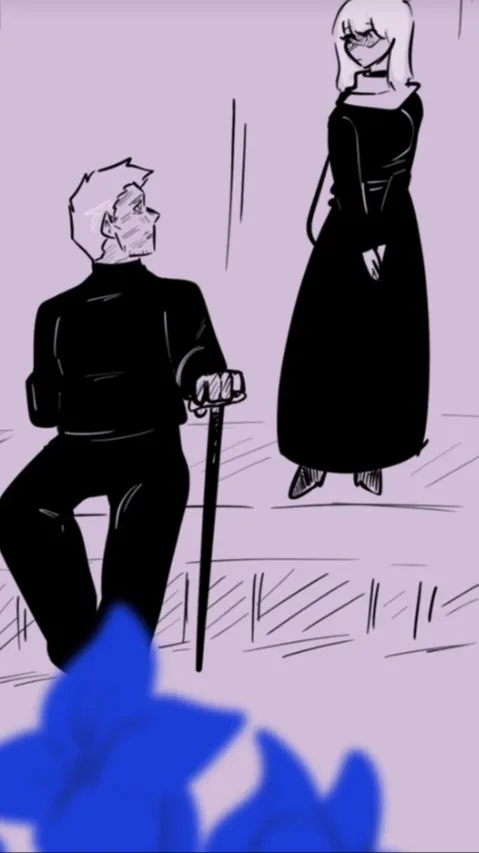 ai character: Enji Ignoring you. background