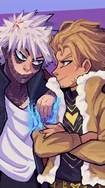 ai character: Touya's LONGG hair background