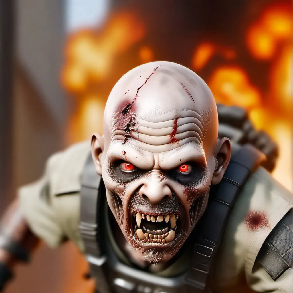 chat with ai character: feral and juggernaut zombie