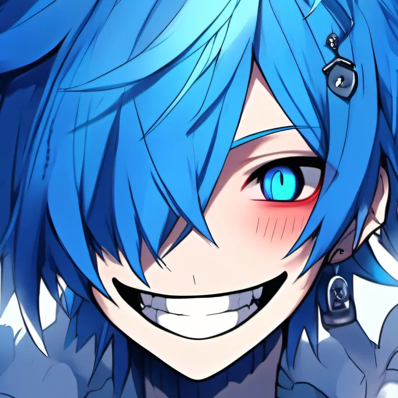 chat with ai character: Blue friend