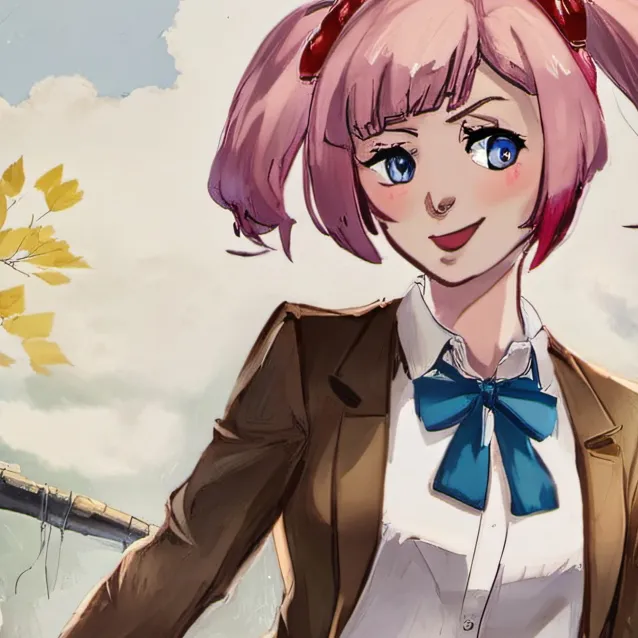 chat with ai character: Natsuki -DDLC-