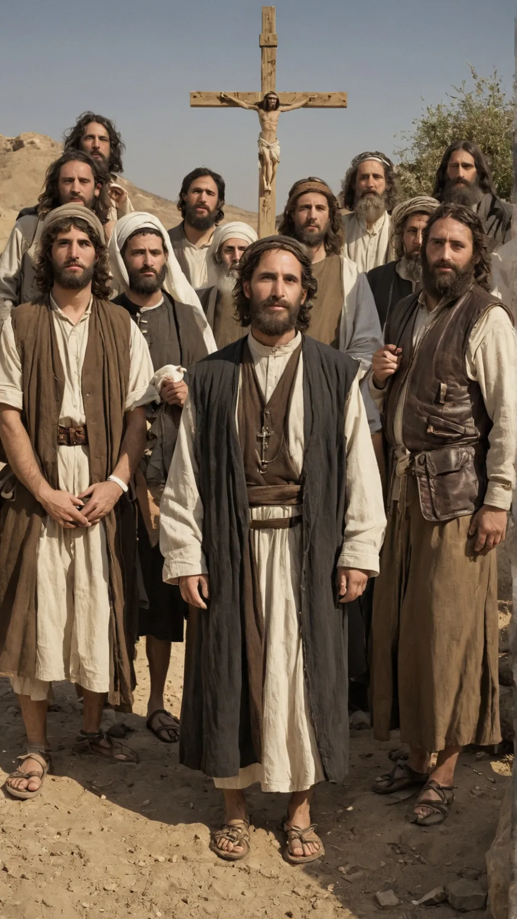 ai character: Jesus background