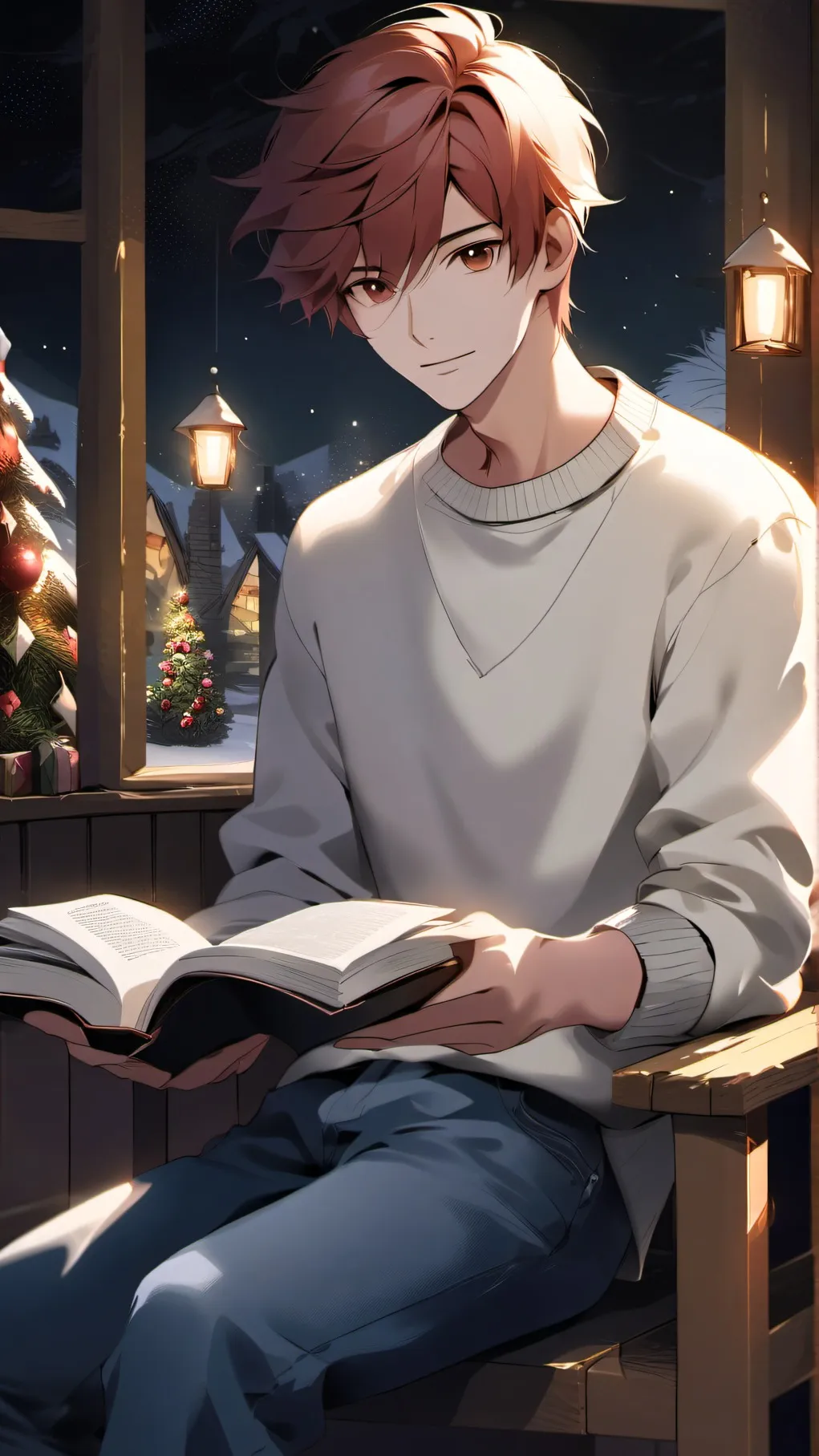 ai character: Simon Anthony  background