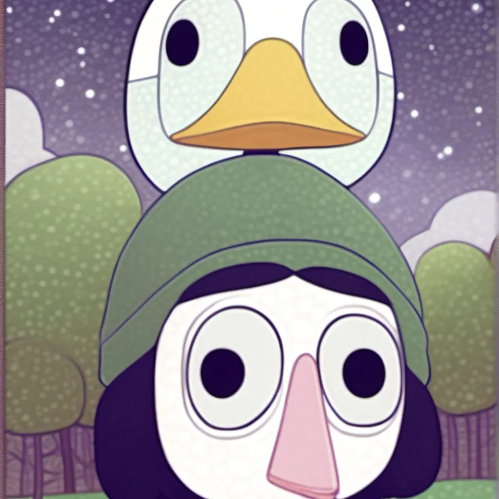 chat with ai character: Sarah & Duck