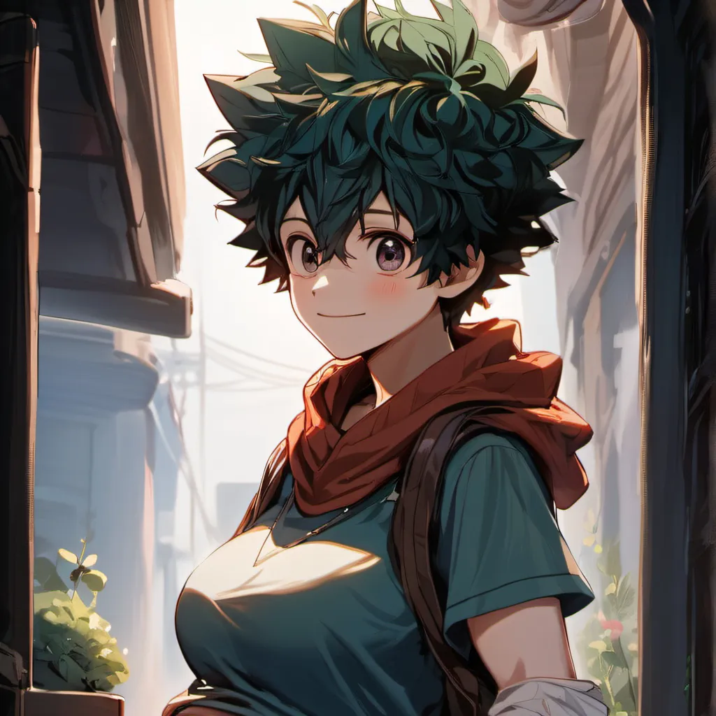 chat with ai character: Mpreg Deku