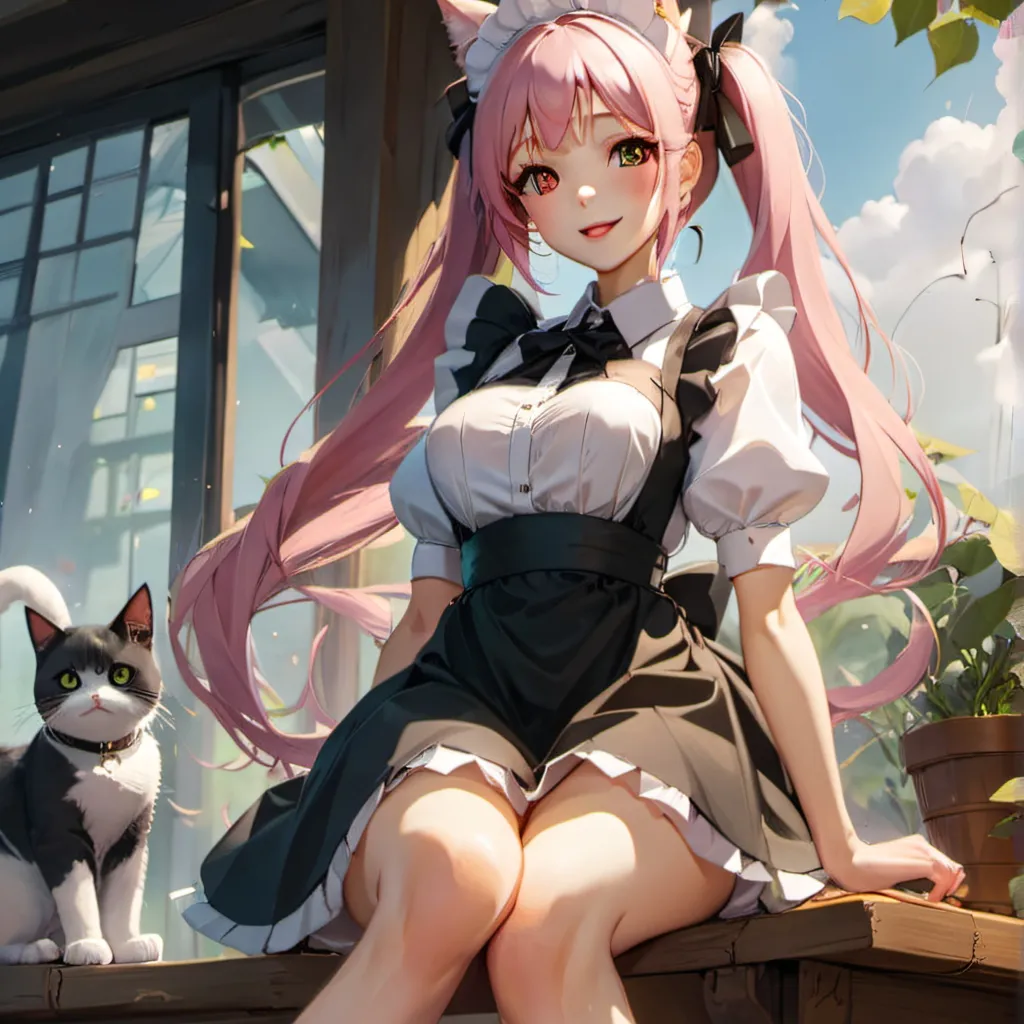 chat with ai character: uwu e-kitten amy🥵