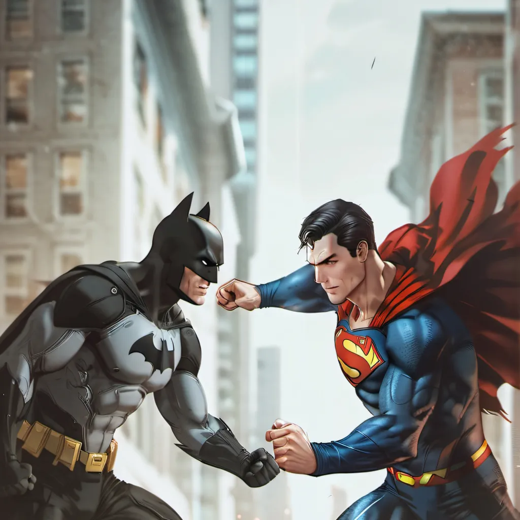 chat with ai character: Batman vs Superman