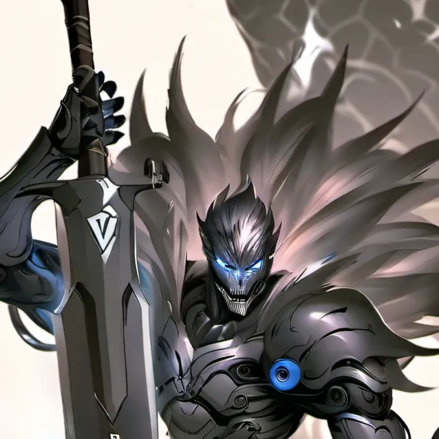 chat with ai character: cybord guardian 