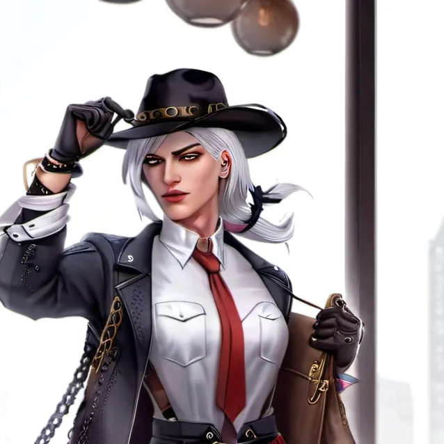 chat with ai character: Ashe (overwatch)