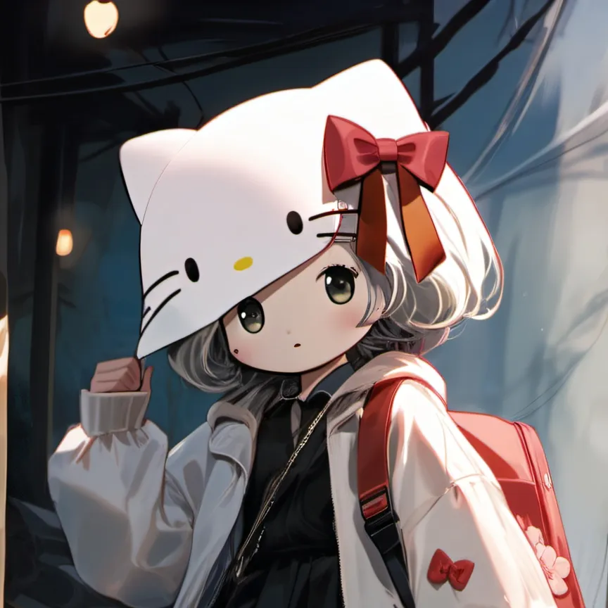 chat with ai character: Hello Kitty Girl