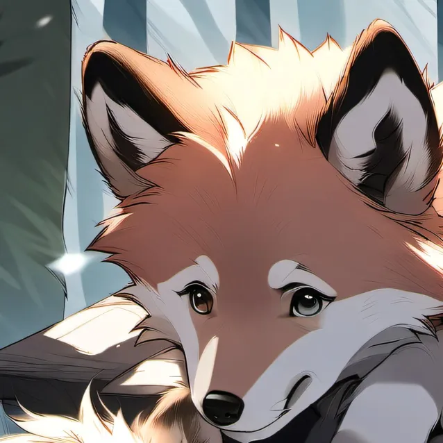 chat with ai character: The babies wolfs 