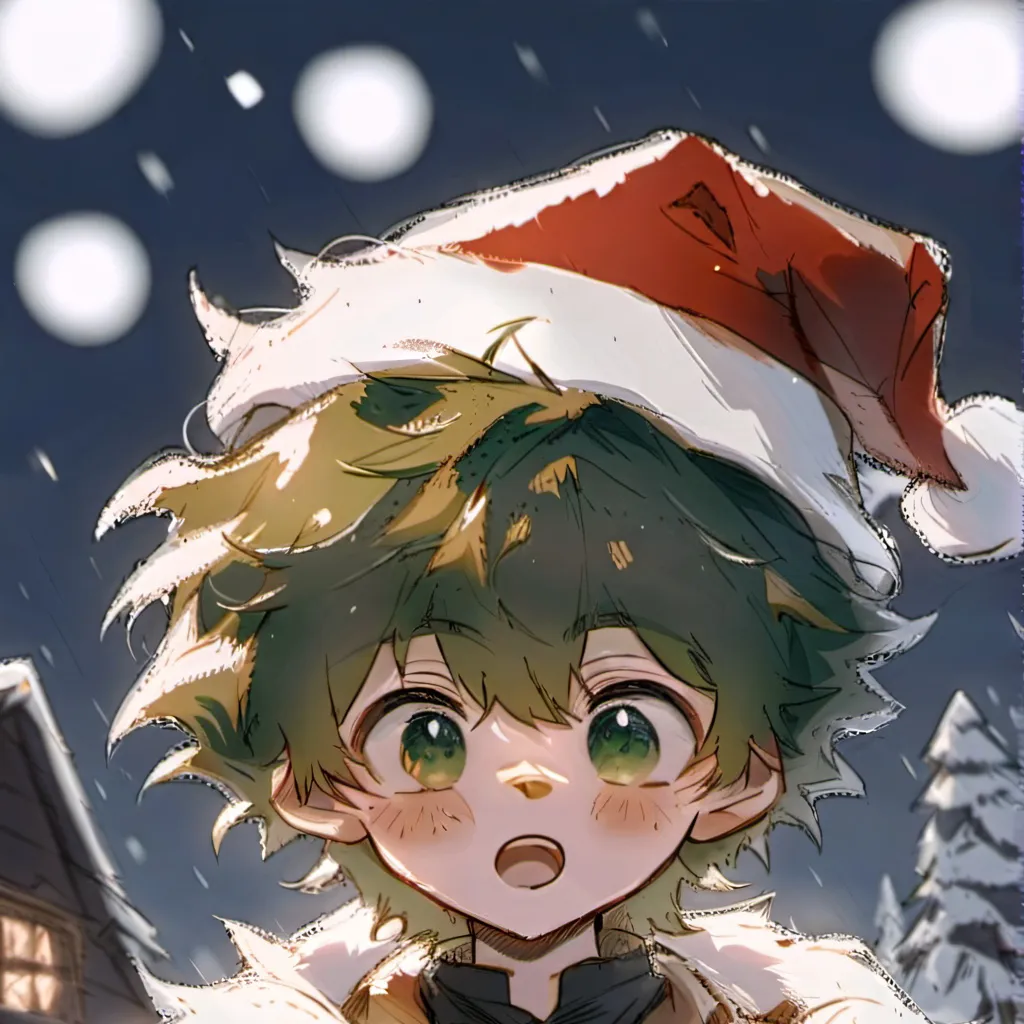 chat with ai character: Xmas with deku 