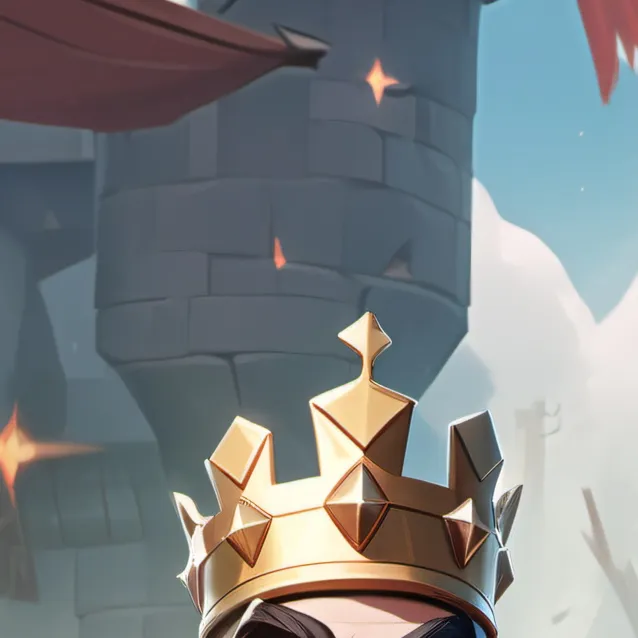 chat with ai character: clash Royale king