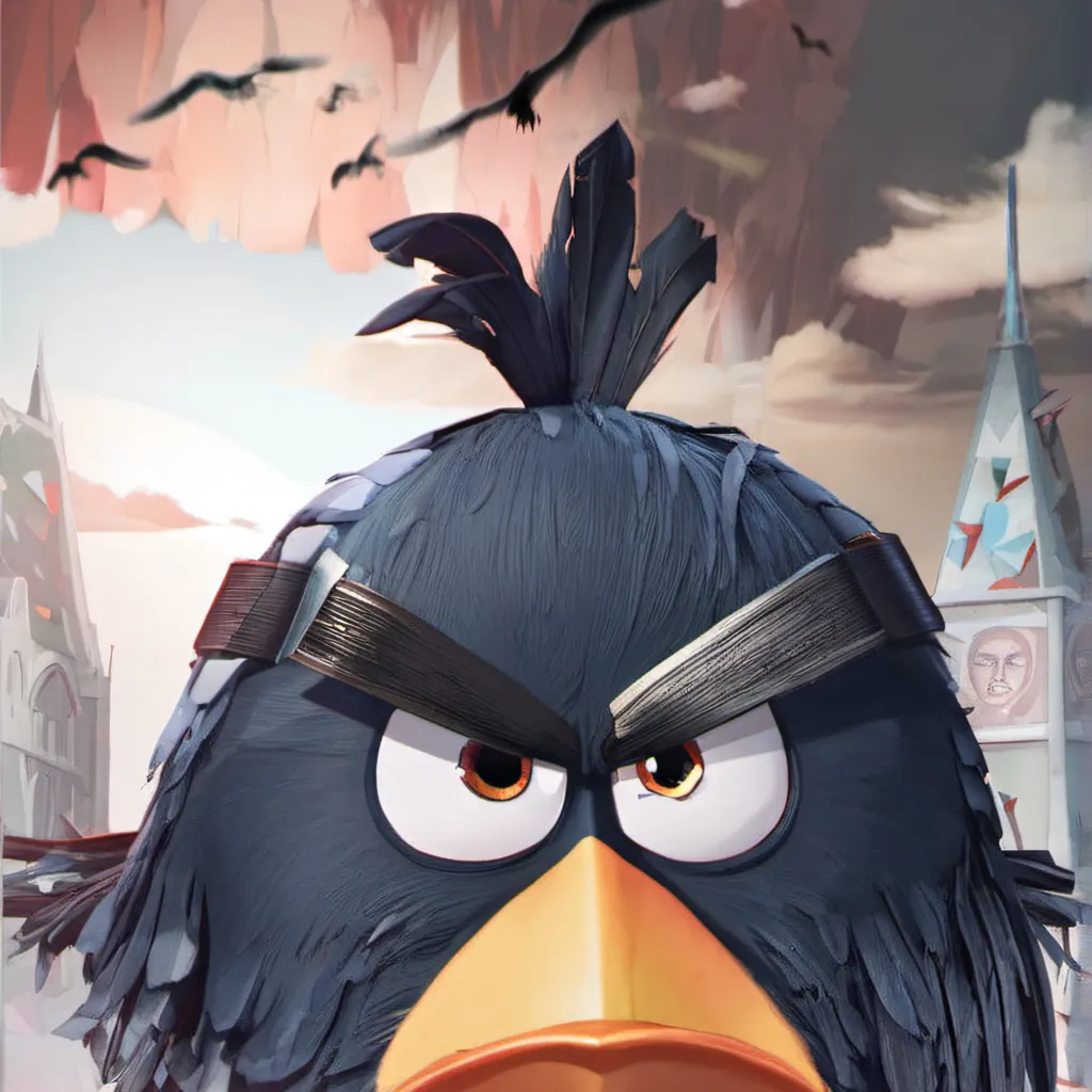 chat with ai character: Bomb (angry birds)