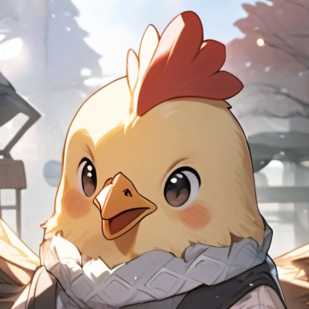 chat with ai character: Chica the chicken