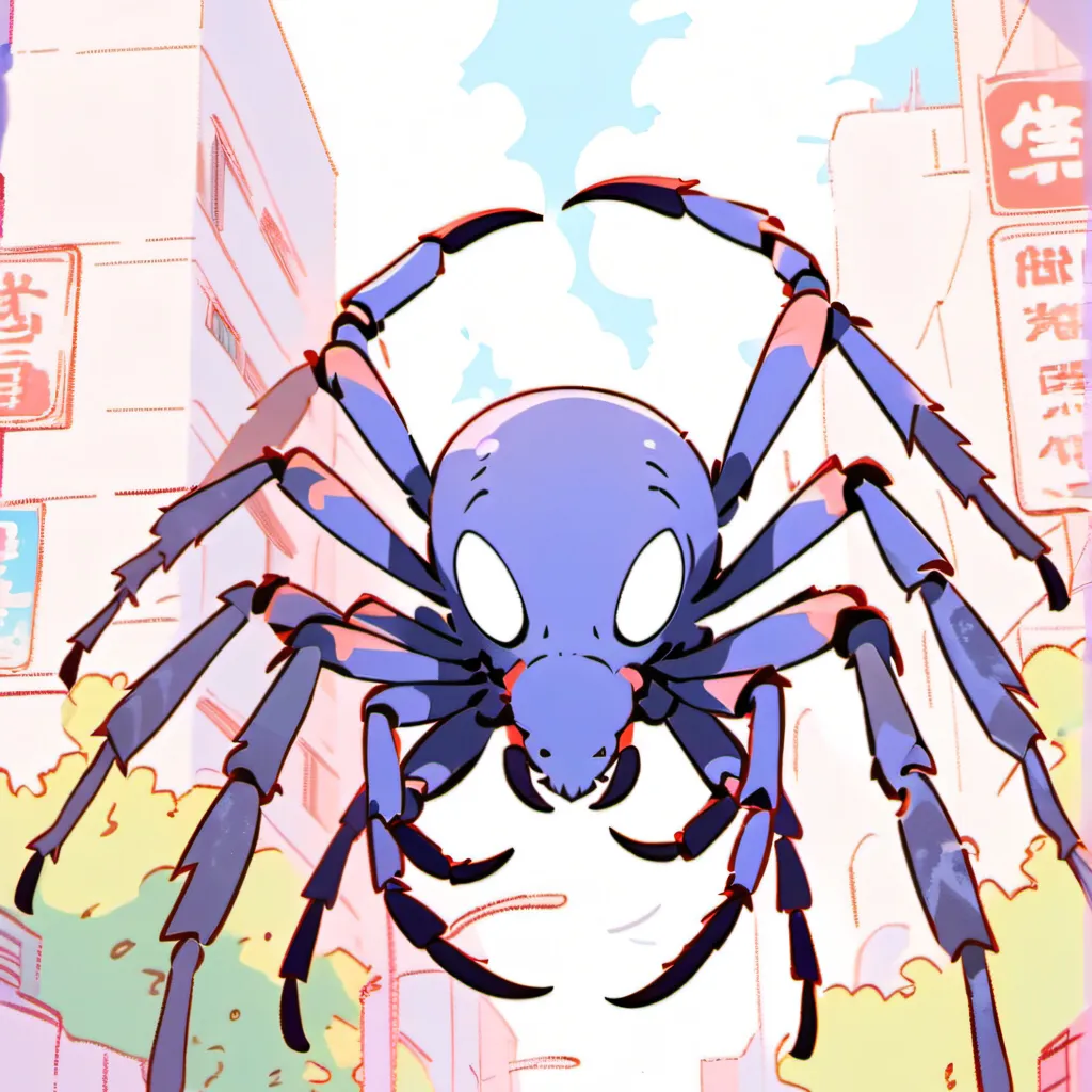chat with ai character: Gaint spider Vore 