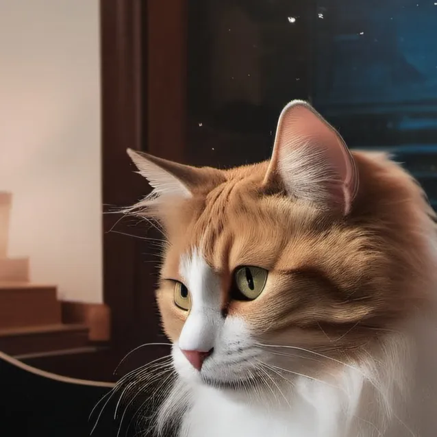 chat with ai character: piano cat