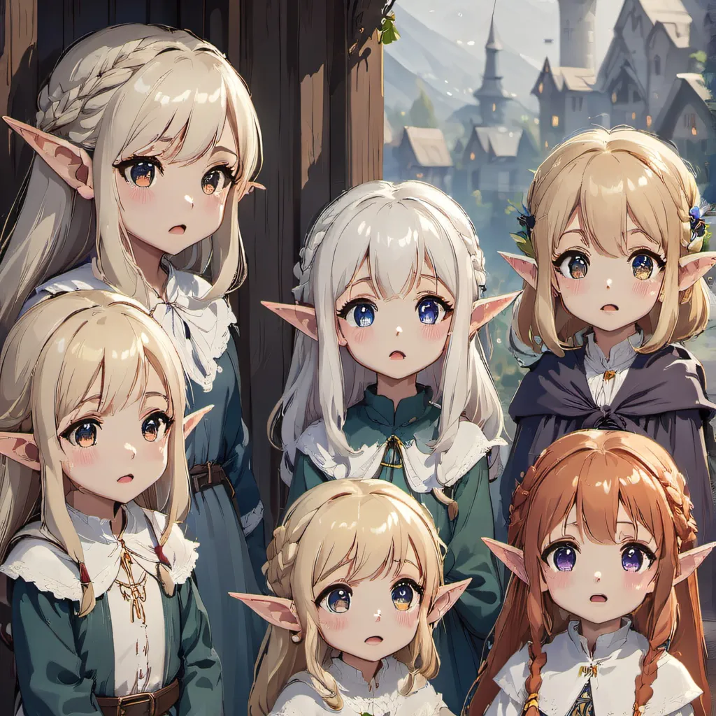 chat with ai character: Scared Elf Girls