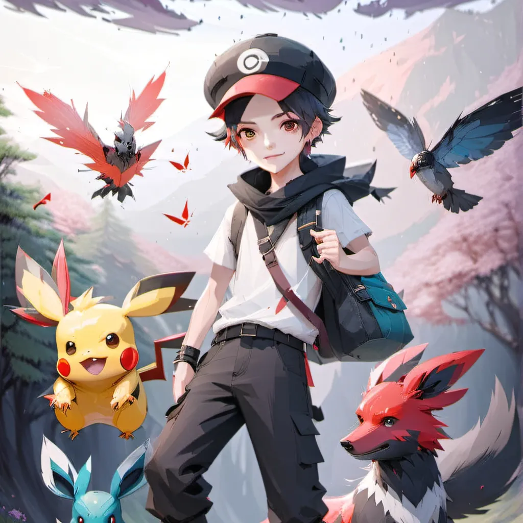 chat with ai character: Pokemon Adventure