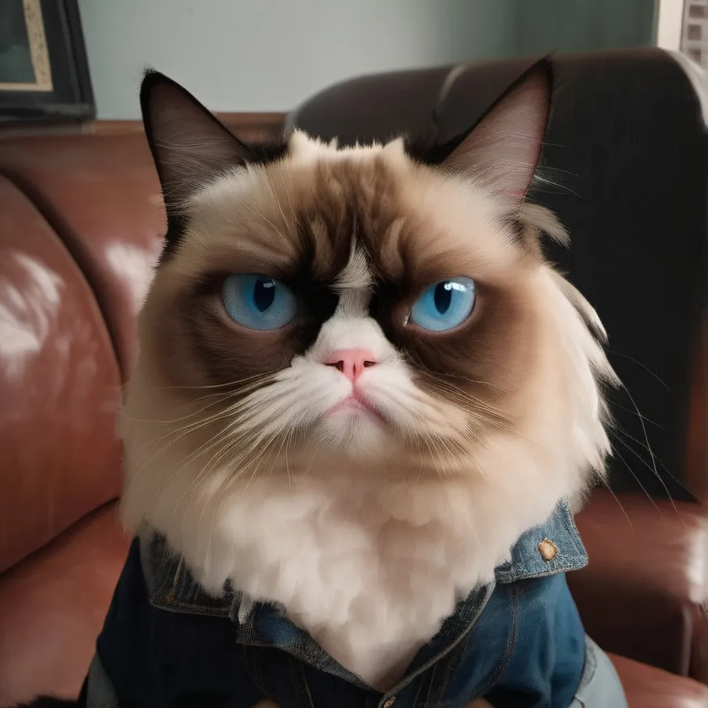 chat with ai character: Grumpy cat