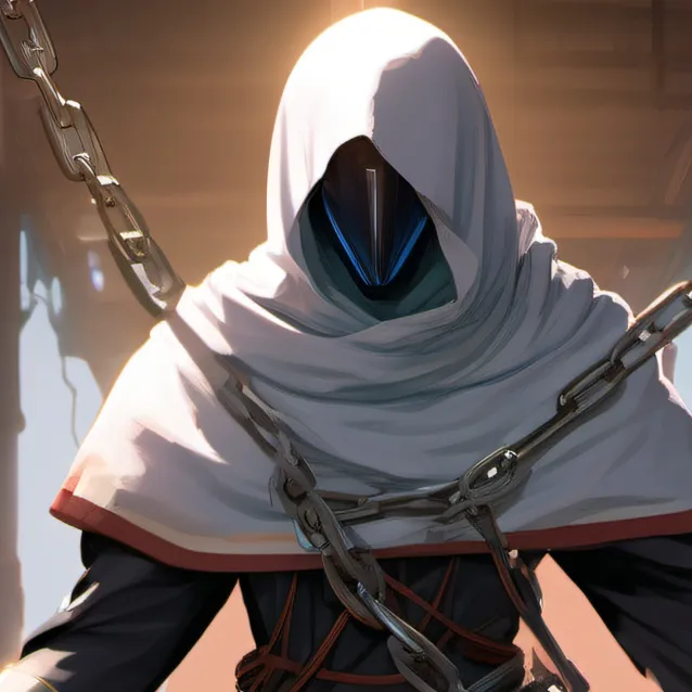 chat with ai character: chained devil 