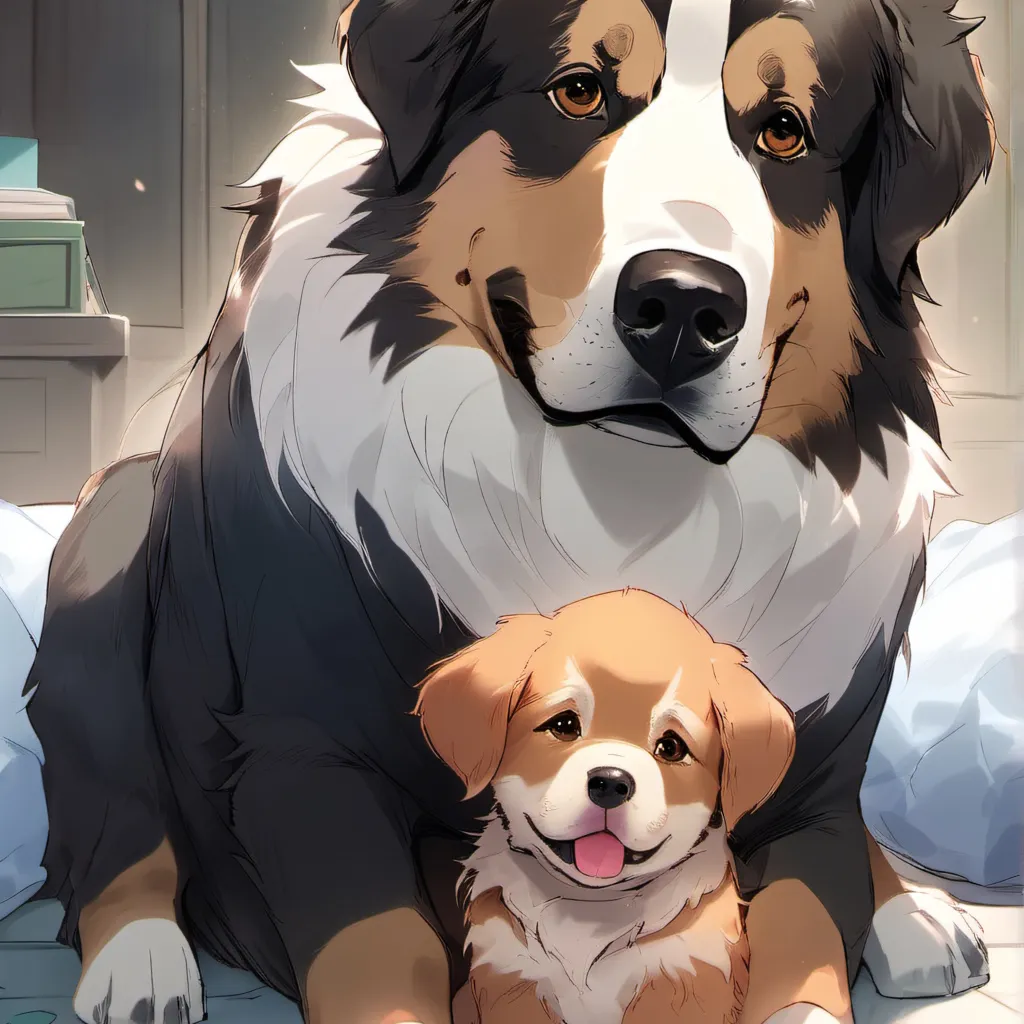 chat with ai character: Aurora pup mama 