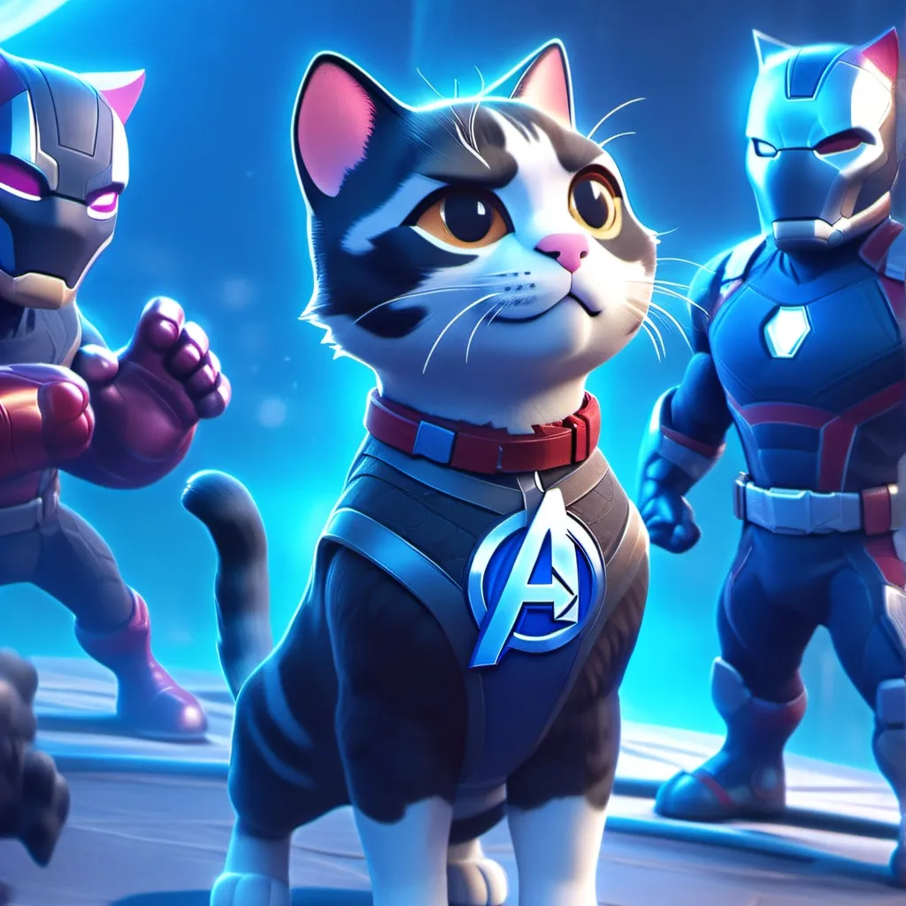 chat with ai character: avenger cat