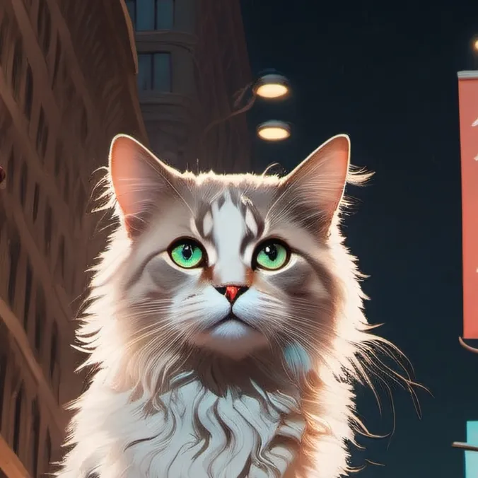 chat with ai character: Cat