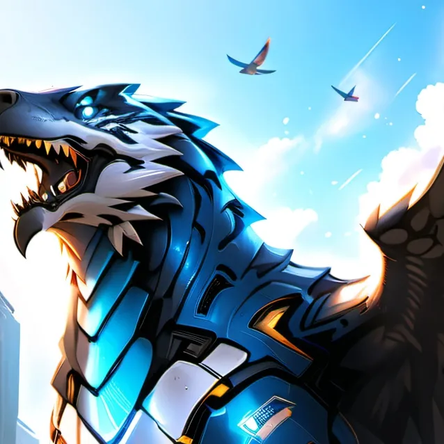 chat with ai character: blue