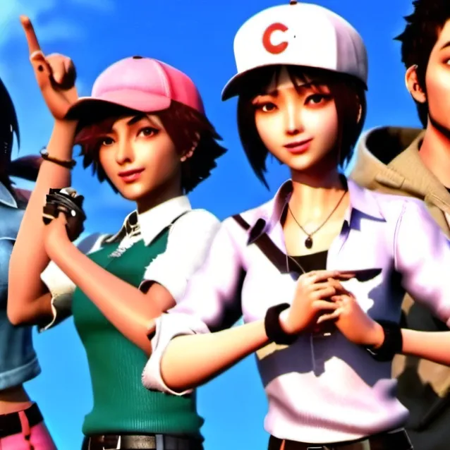 chat with ai character: friend group