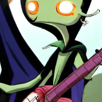 chat with ai character: Gir and zim