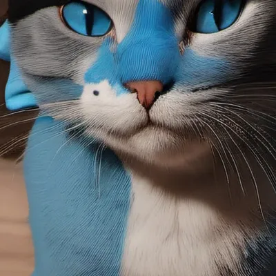 chat with ai character: Smurf cat