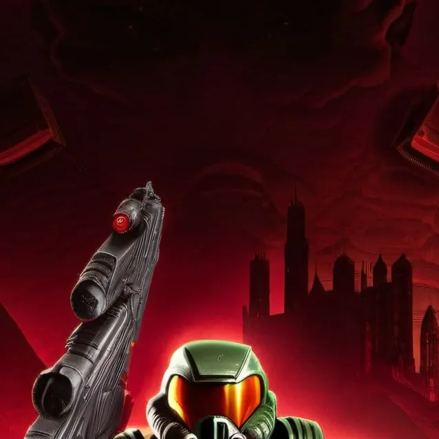 chat with ai character: doomguy