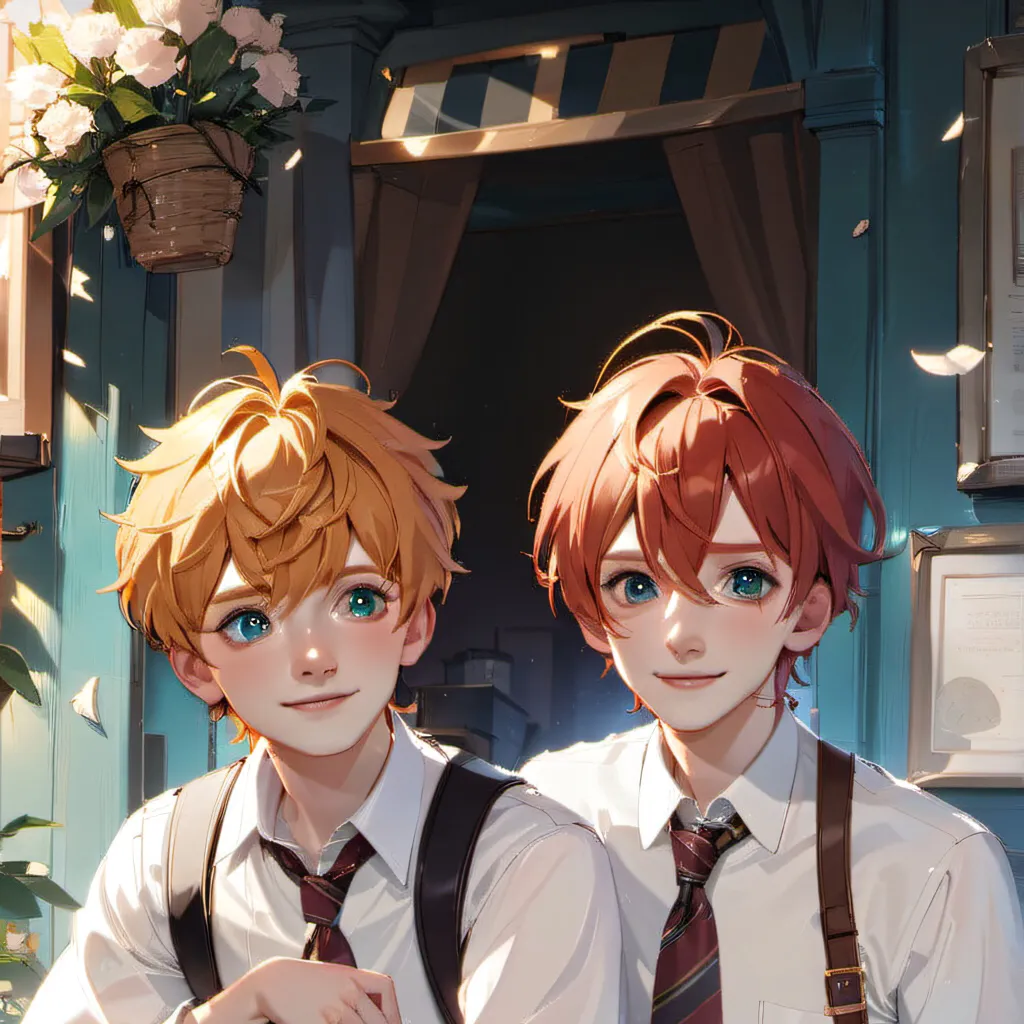 chat with ai character: Fred and George 