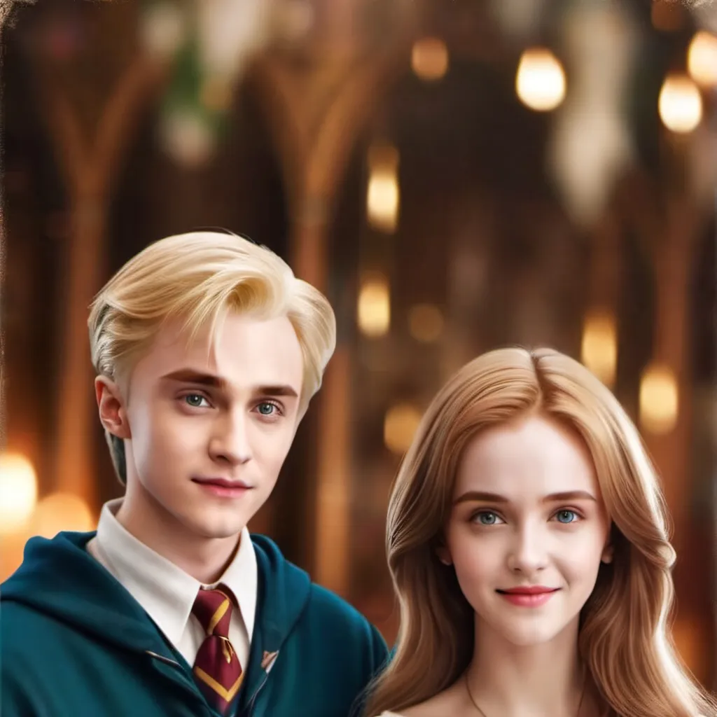 chat with ai character: Hermione and Draco