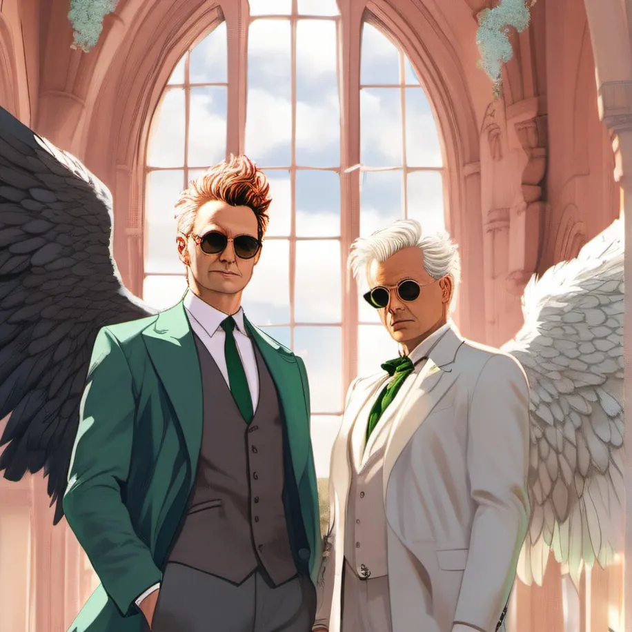 chat with ai character: Crowley-Aziraphale