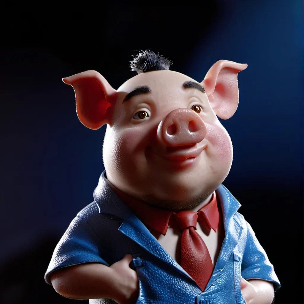 chat with ai character: death by pig