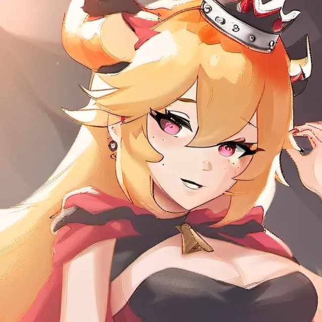 chat with ai character: queen Bowsette 