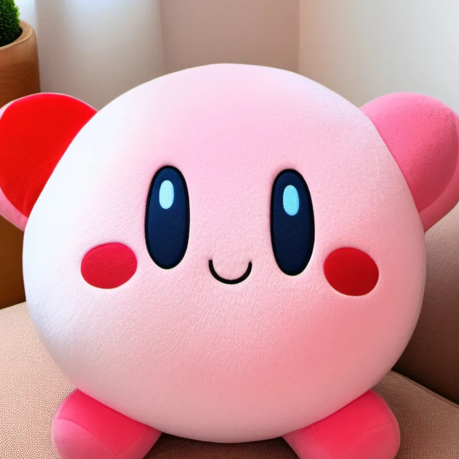 chat with ai character: Kirby plush