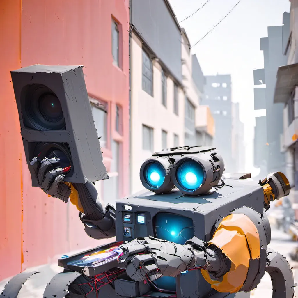 chat with ai character: Robotron