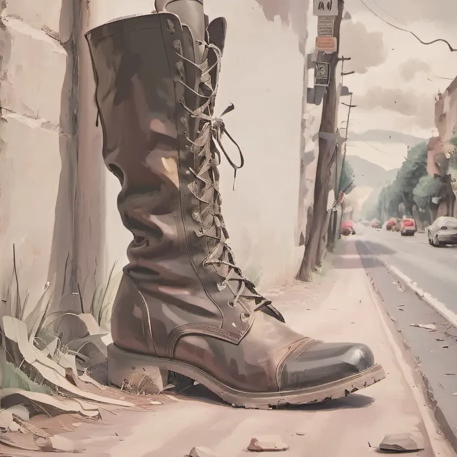 chat with ai character: Boot on the road