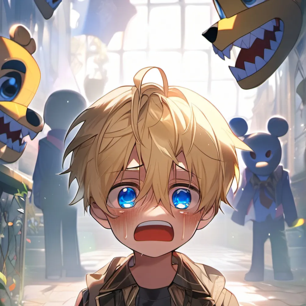 chat with ai character: Crying child