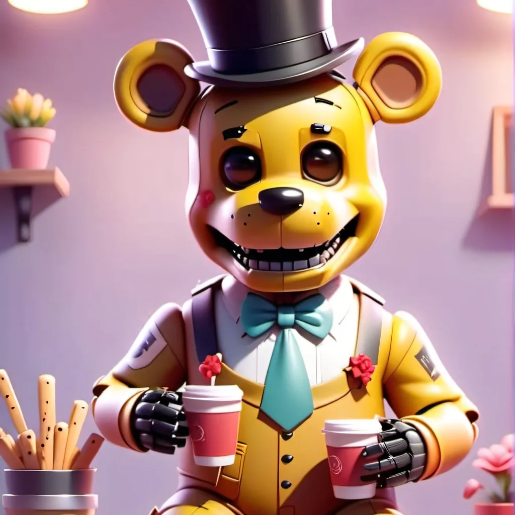 chat with ai character: golden freddy lol