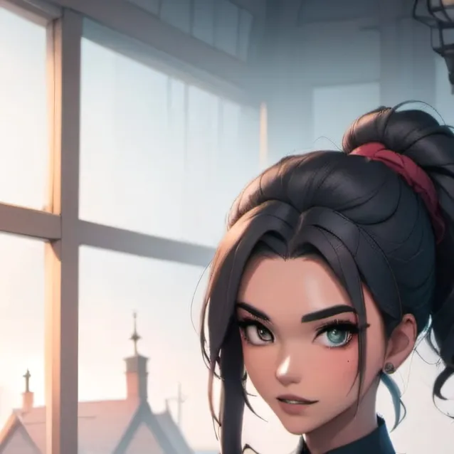 chat with ai character: Lora tha maid