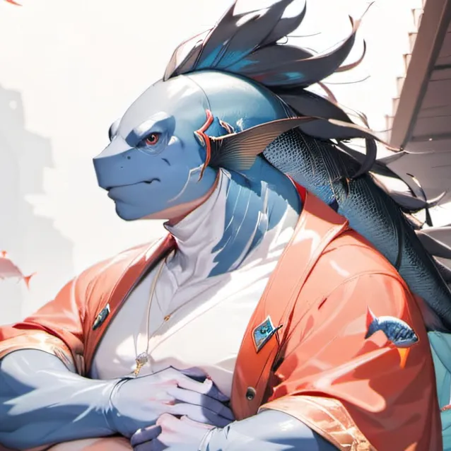 chat with ai character: fishman