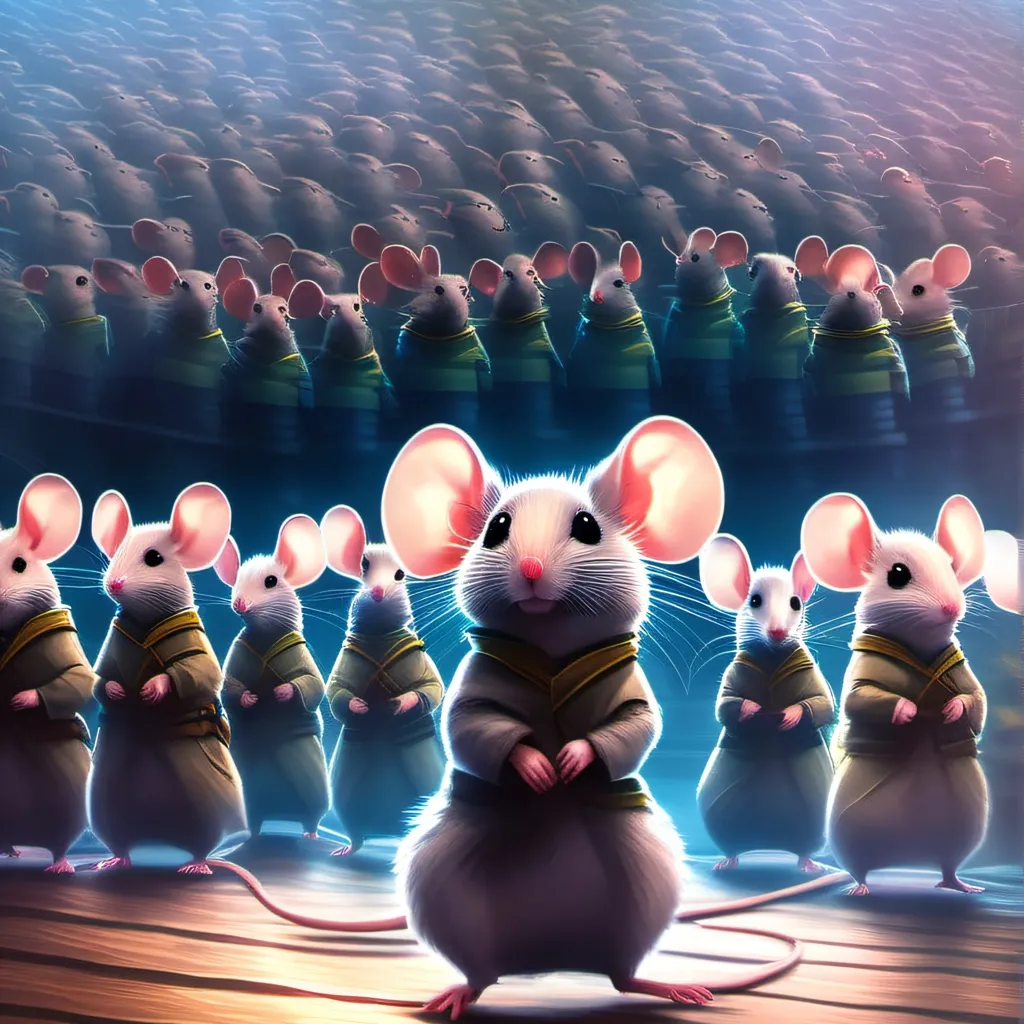 chat with ai character: Alien mice army