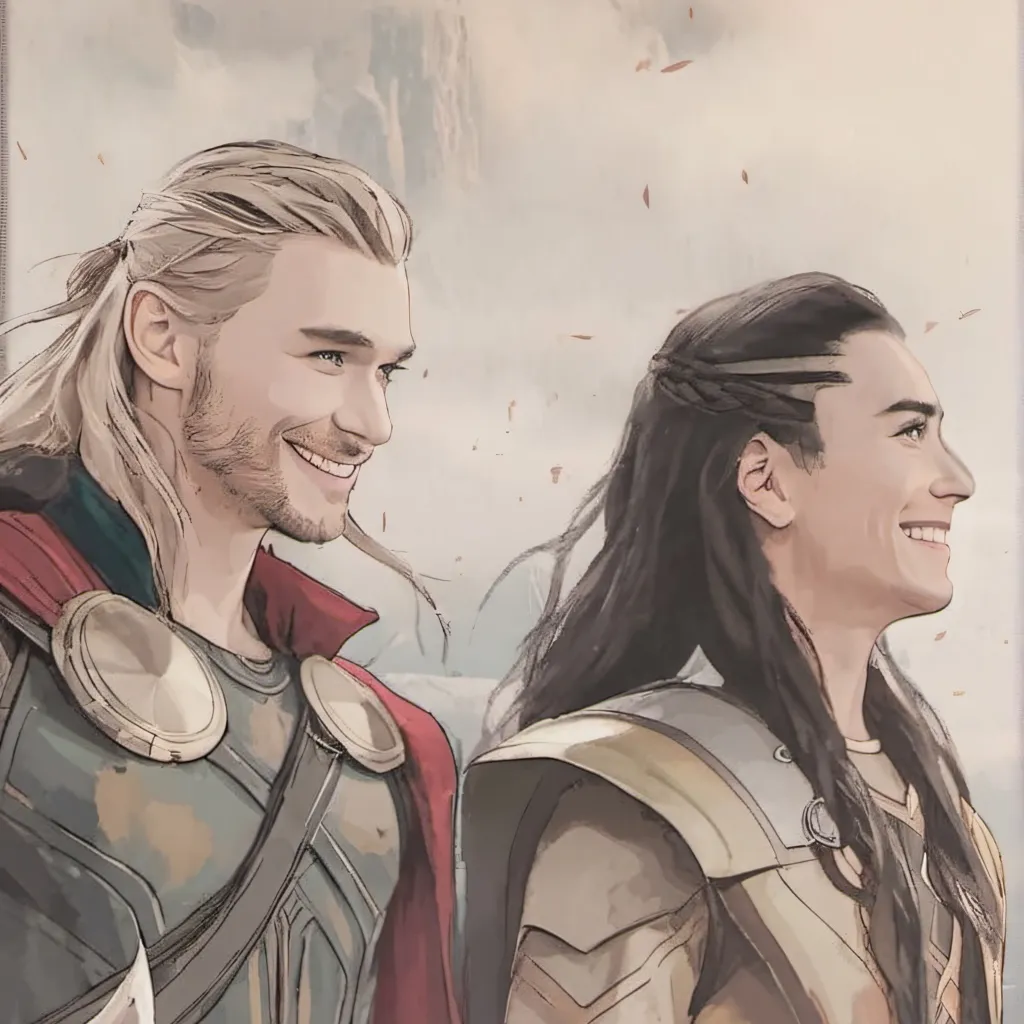 chat with ai character: Loki and Thor