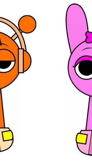 ai character: oren x pinki background