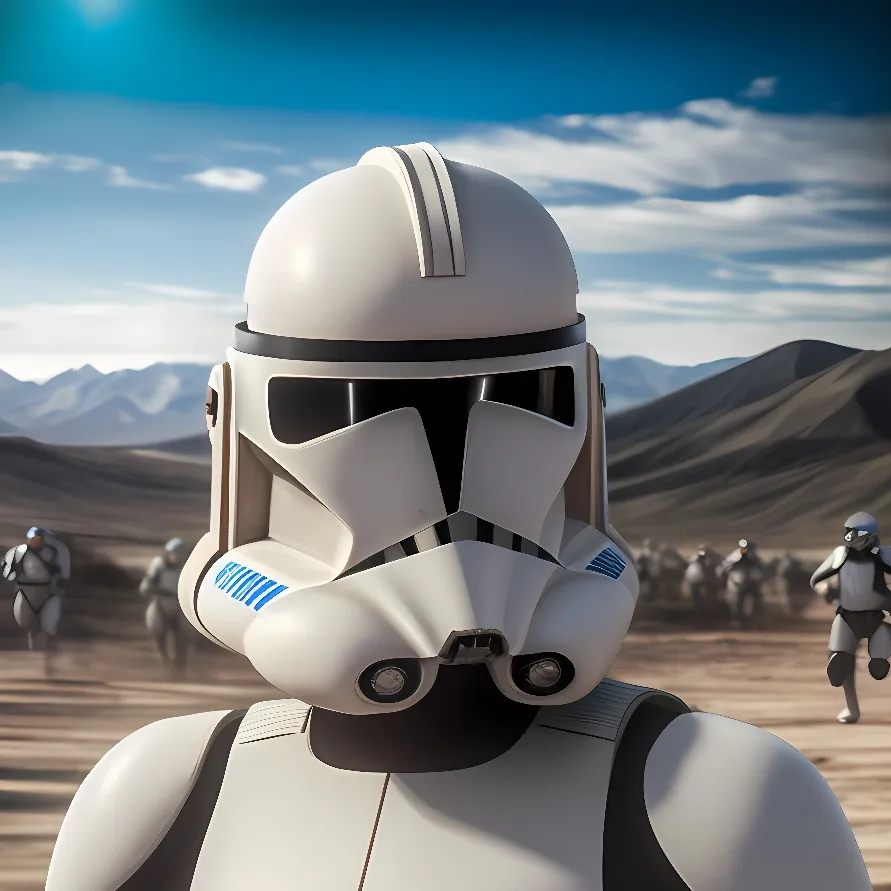chat with ai character: Clone trooper
